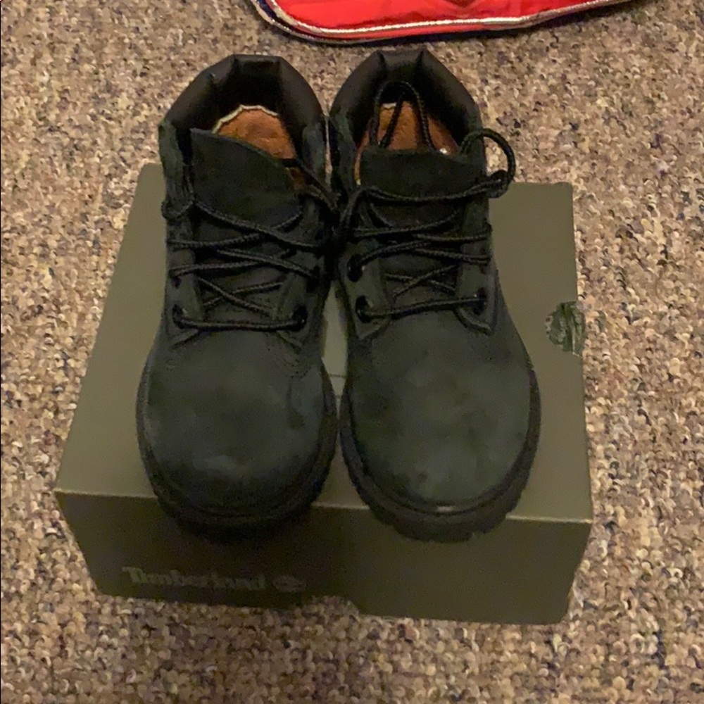 Toddler black timberland